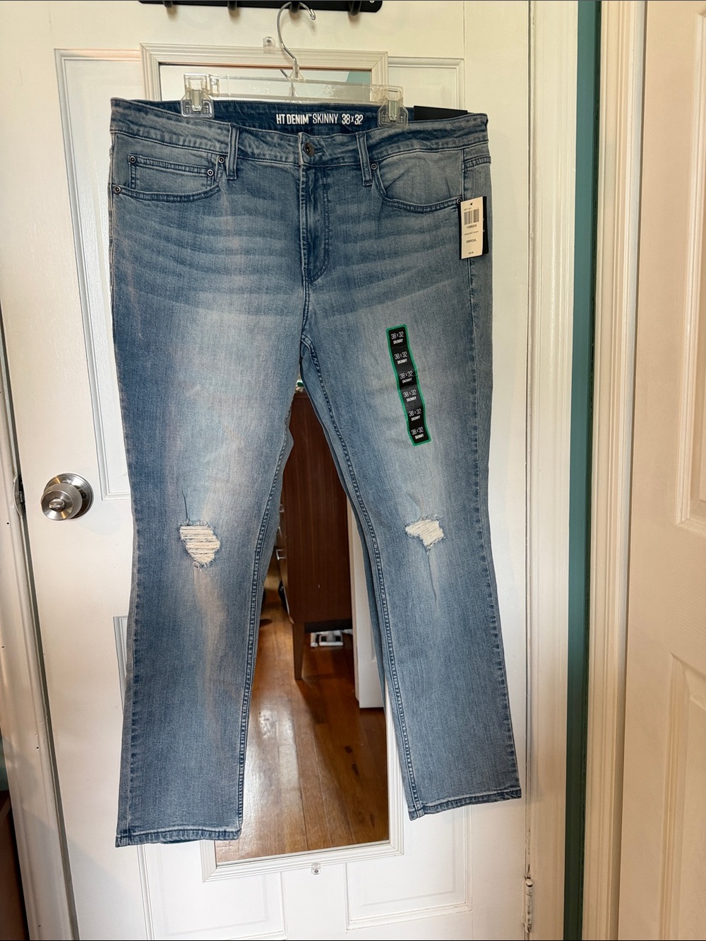 HT Denim Men’s Light Wash Skinny Jeans